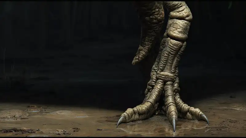 Here’s a concise one-sentence response:“Pale dinosaur ankle showcases prehistoric anatomy.”