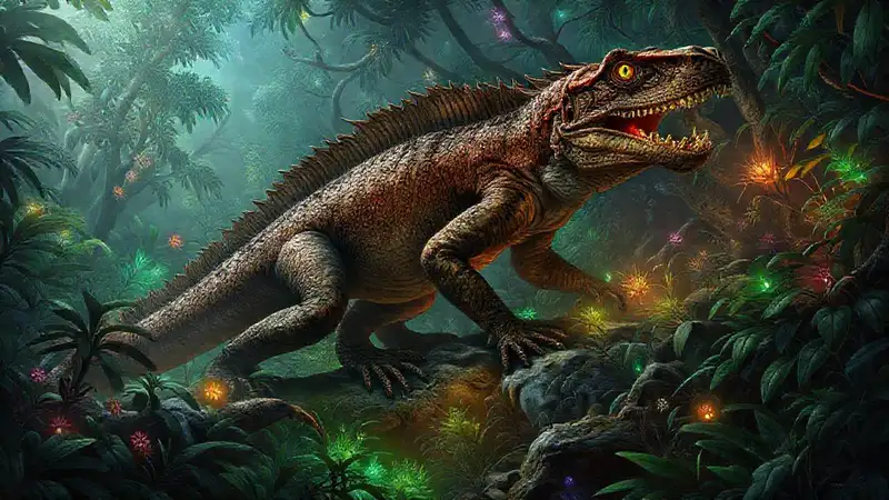 Ancient reptiles illuminate a vibrant jungle