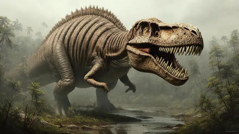 Here’s the concise sentence:Fossilized giant reveals prehistoric jungle life