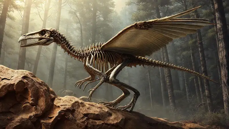 Here’s the concise sentence:“Archaeopteryx skeleton reveals ancient avian evolution.”