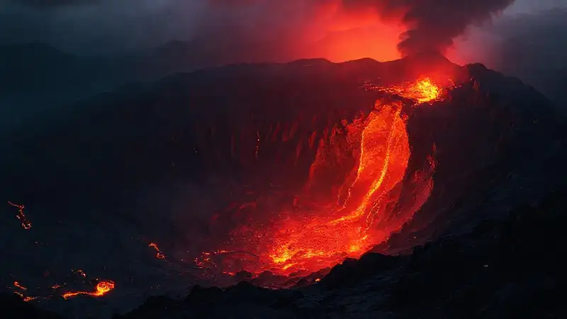 Heres the single-sentence response:Volcanic discovery reveals prehistoric