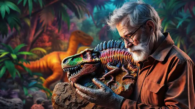 Paleontologist reveals a vibrant dinosaurs color