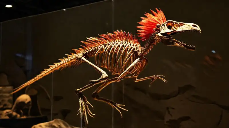 Here’s the single-sentence response:The fossil exhibits vibrant