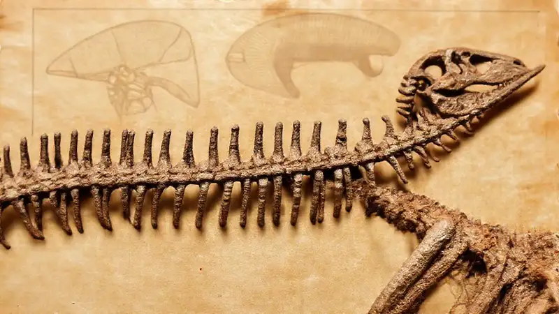 Here’s the concise sentence:“Kentrosaurus spine skeleton illustration details.”