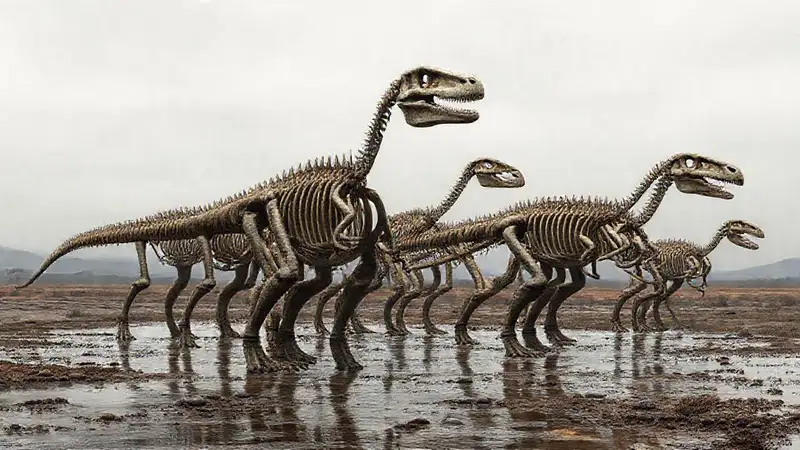 Edmontosaurus fossils reveal a prehistoric herd